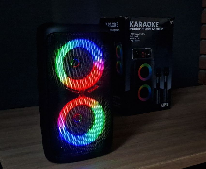 Zestaw do karaoke głośnik Bluetooth Mikrofony do karaoke