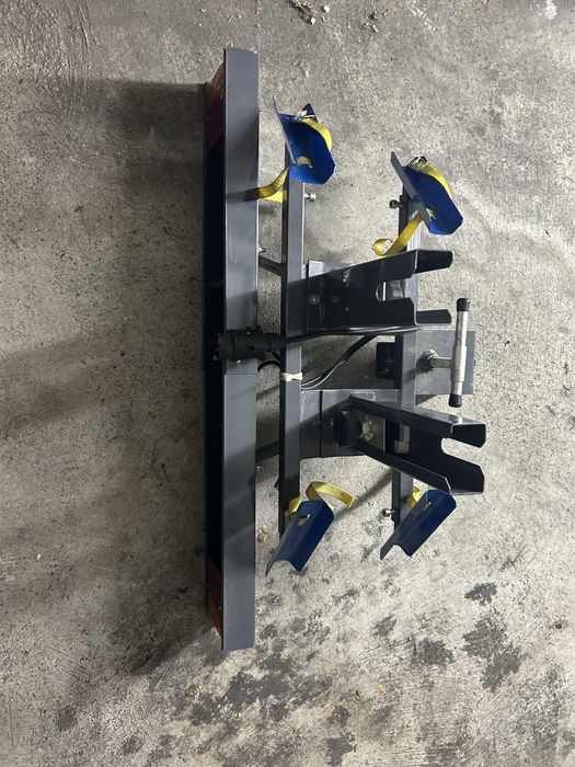 Suporte de Bicicletas para Bola de Reboque (2 Bicicletas) com Painel de Luzes