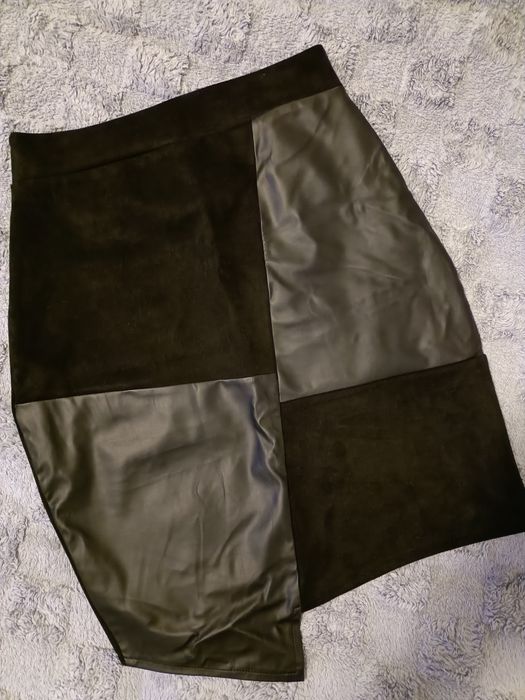 Спідниця жіноча замш і екошкіра