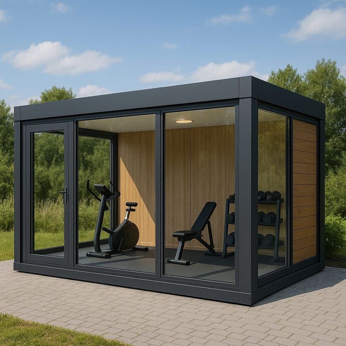 Kontener pawilon 5x2,5 5x3 6x3 7x3 biurowy handlowy usługowy TRANSPORT