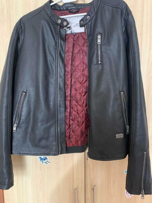 Шкіряна куртка косуха diverse на 48-50
