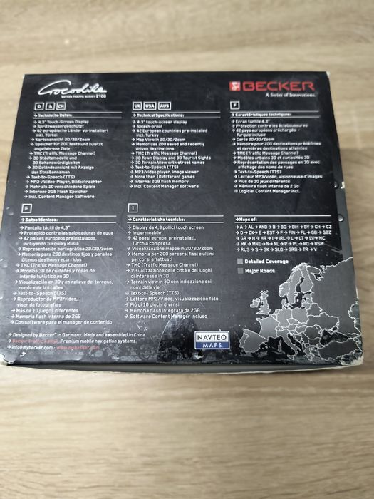 Nawigacja BECKER Traffic Assist Z102, idealna