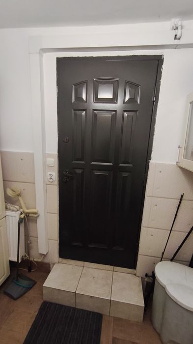 Drzwi wejściowe zewnętrzne antracyt bez ramy