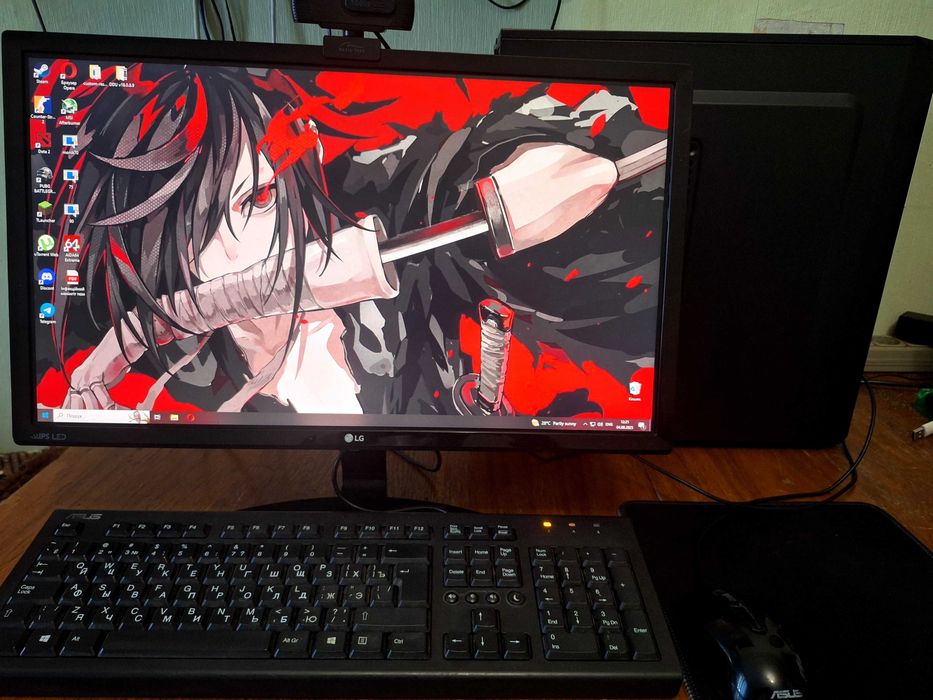 Продам комп'ютер та монітор на і7 4770s та rx 570 4gb