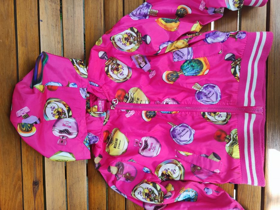 Ветровка утепленная до 116, красивая розовая с духАми