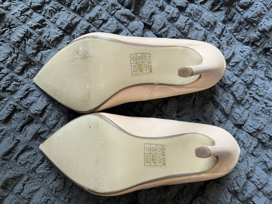 Туфлі лодочки пудрові