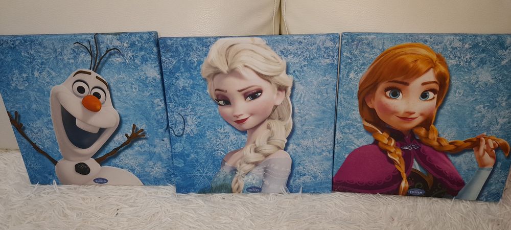 Obrazki na ścianę kraina lodu