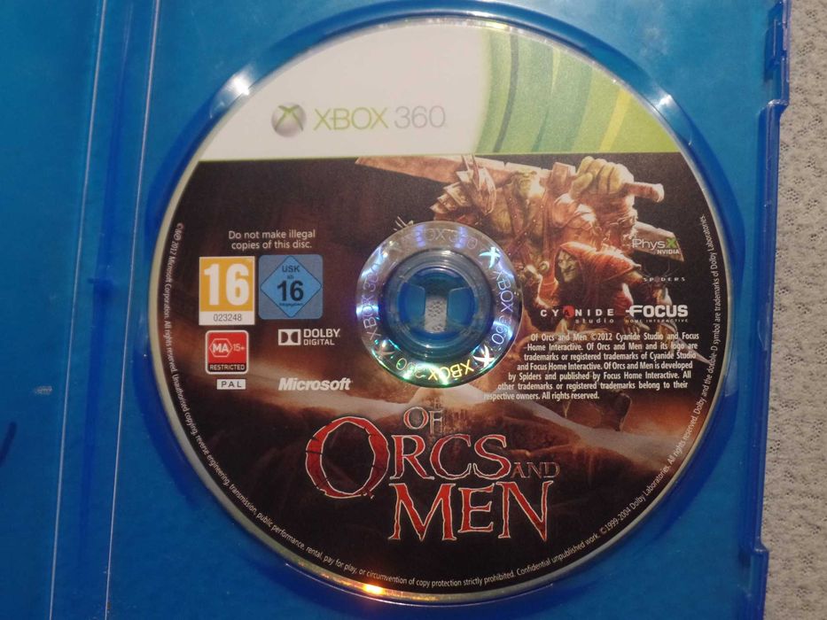 Of Orcs and Men xbox 360