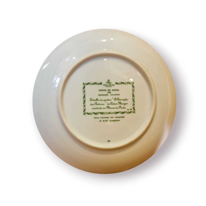 Prato Vista Alegre “Festa de Natal 1998” – Série Limitada