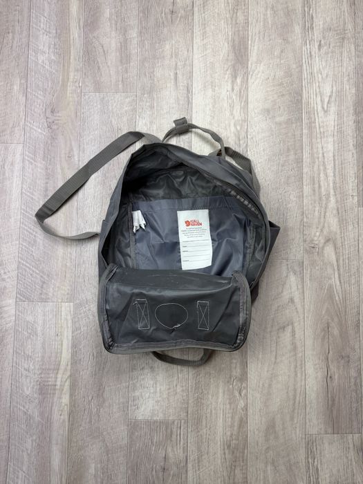 Рюкзак Fjallraven Kanken Grey оригинал городской серый канкен