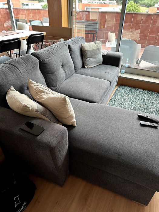 Sofá-cama chaise-longue VEJLBY