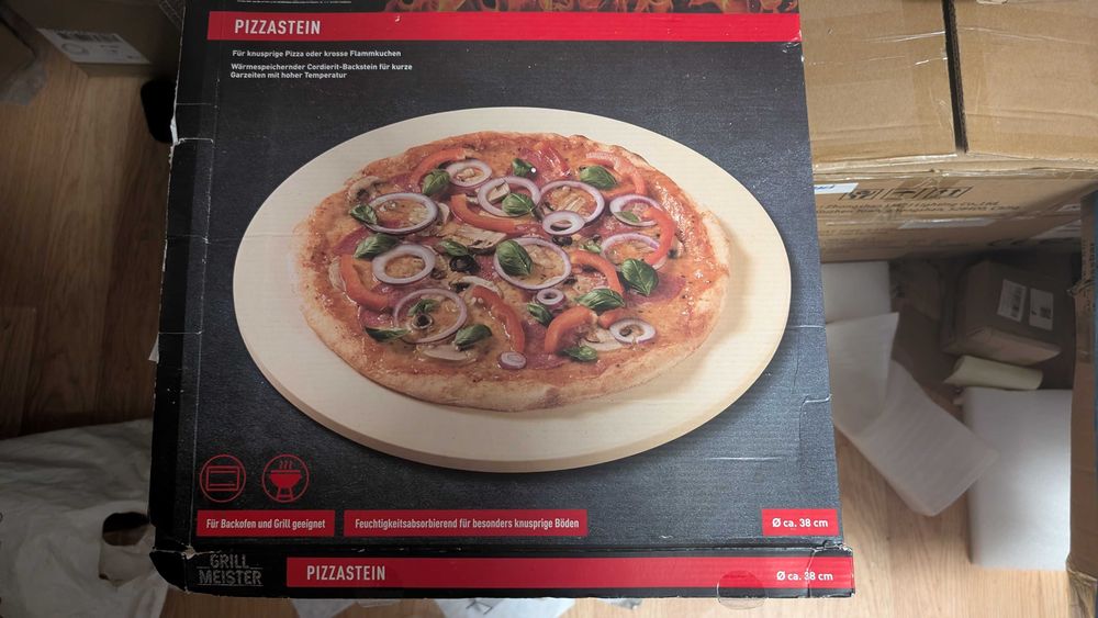kamień do pieczenia pizzy marki Grillmeister 38 cm