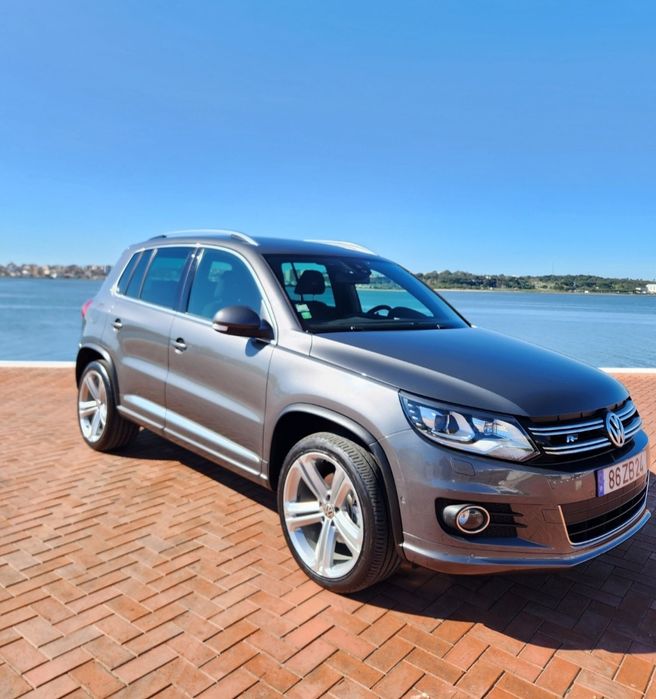 119.000 KM VW TIGUAN  2.0  TURBO 4 MOTION SPORT 210 CV R LINE  gasolina e gpl  dístico verde de garagem