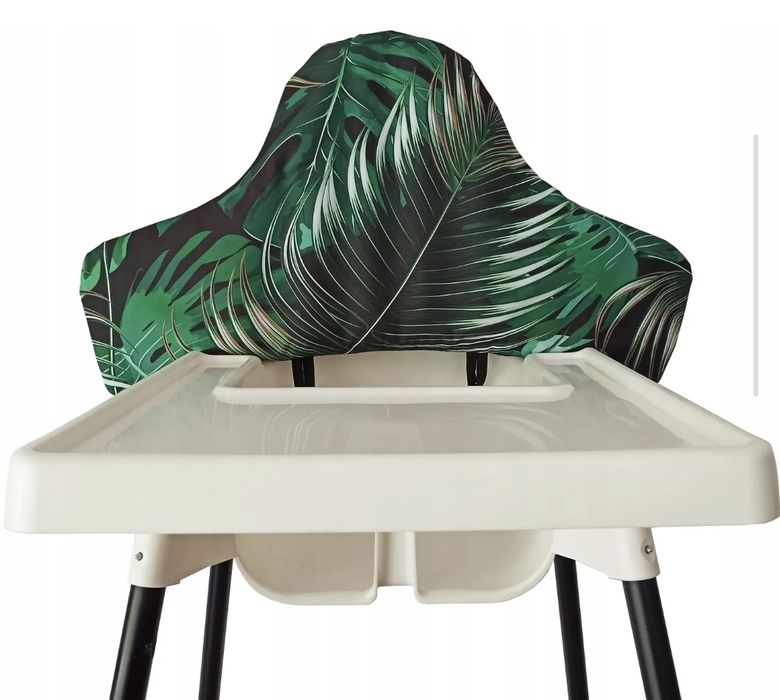 Ikea Antilop Pokrowiec do Krzesła, pokrycie plamoodporne, liście, nowy