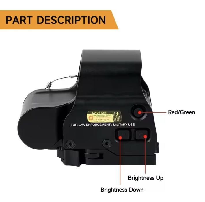 Коллиматор 558 металевий з захистом