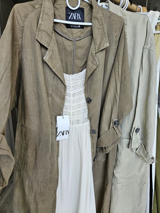 Тренч плащ zara XS, S, M, L, XL пальто куртка
