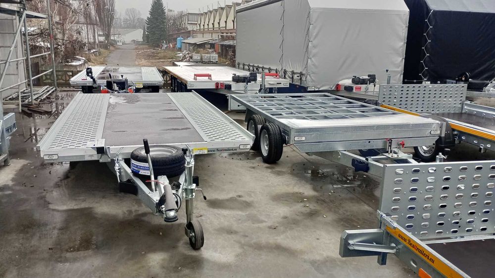NOWA przyczepa samochodowa DMC 2700kg dwuosiowa