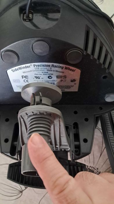 volante microsoft  sidewinder precision racing wheel