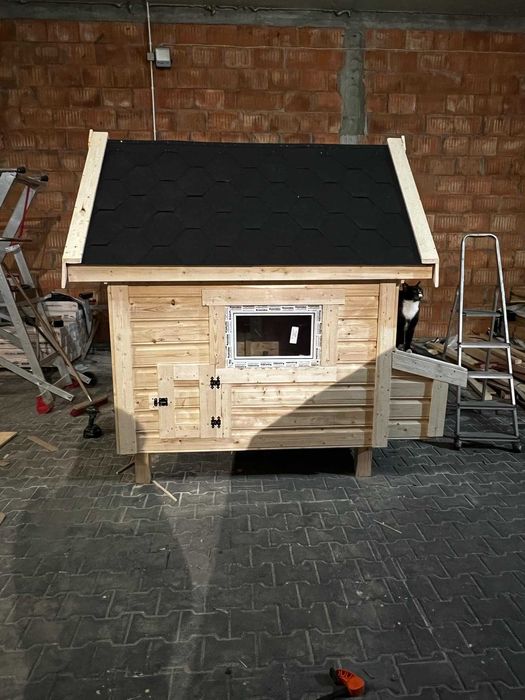 Solidny kurnik dla KUR 127x202x220h Producent WoodStuff gotowy od ręki