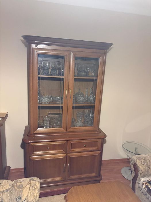 Zestaw mebli dębowych do salonu