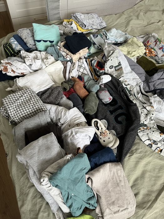 Oddam za darmo dużą paczkę ubranek dla chlopca rozmiar 86