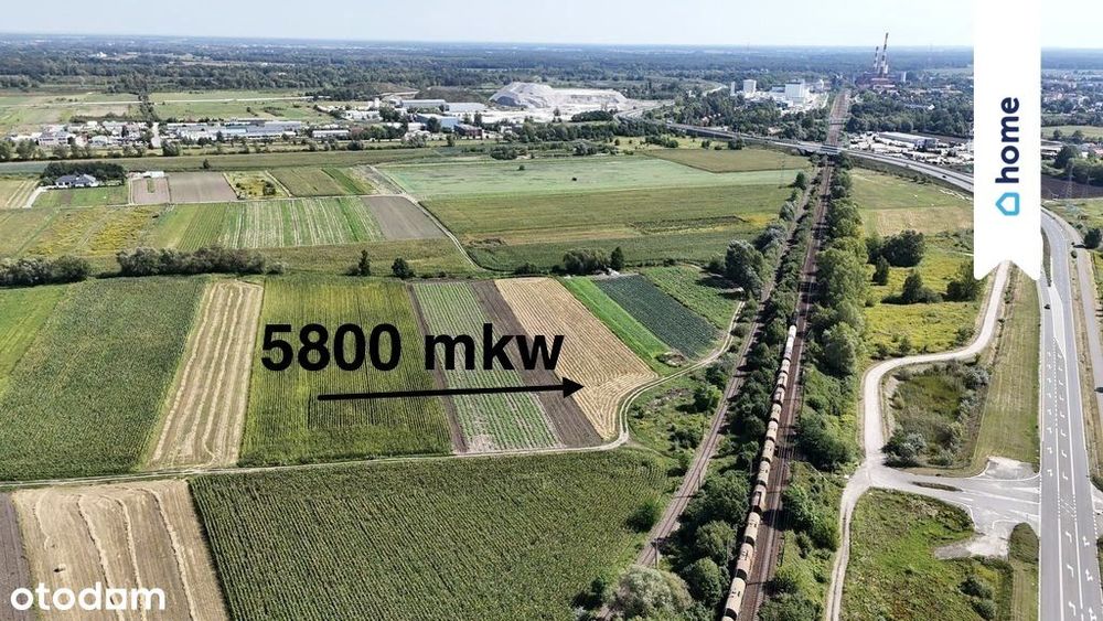 Działka Inwestycyjna 58ar w Radwanicach