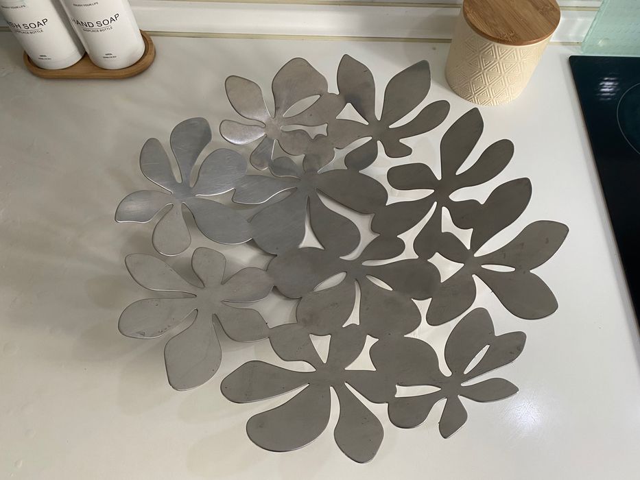 Fruteira IKEA em aço inox