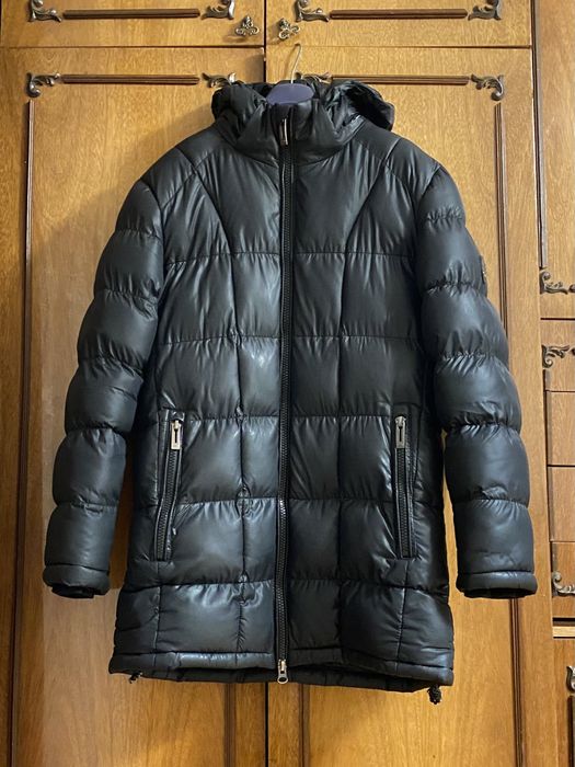 Довга зимова куртка пуховик чоловіча, розмір 48 (L)