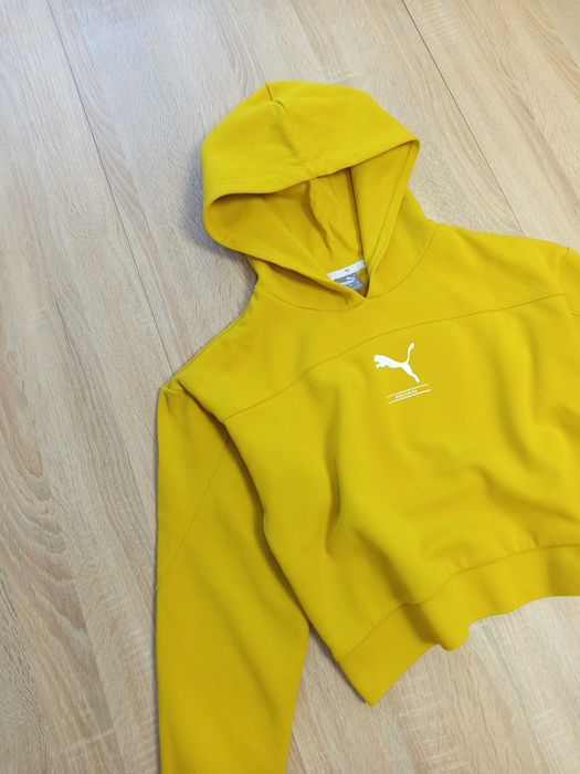 Crop top Puma S bluza z kapturem
