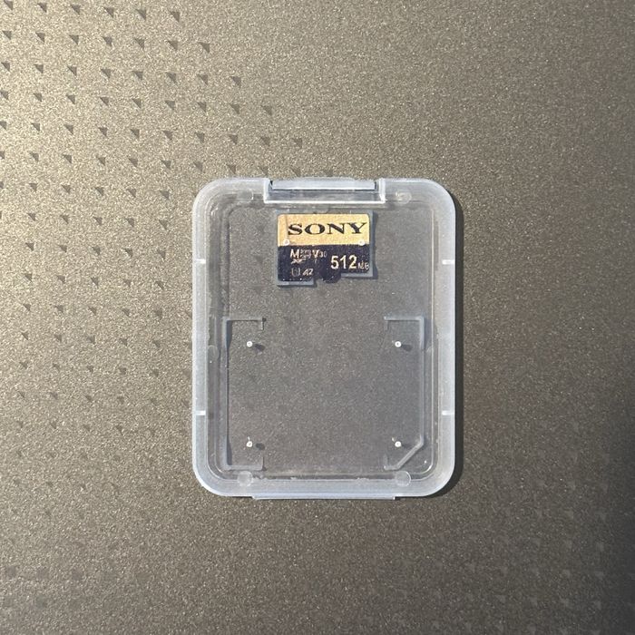 Karta pamięci SONY 512 MB microSDXC.