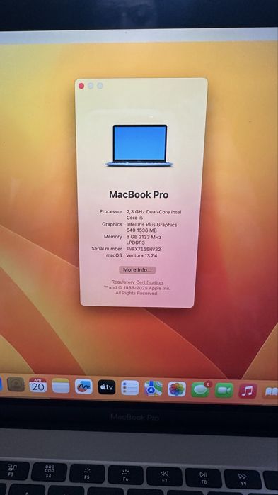 Apple Macbook Pro 13” (2017)