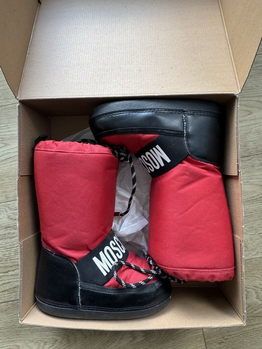 Śniegowce 32 34 Moschino jak Moon Boot dziewczynka