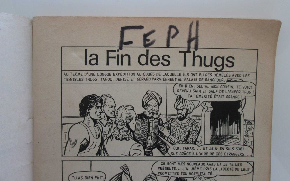 Livro BD Tarou le fils de la jungle 1977 (Raro)