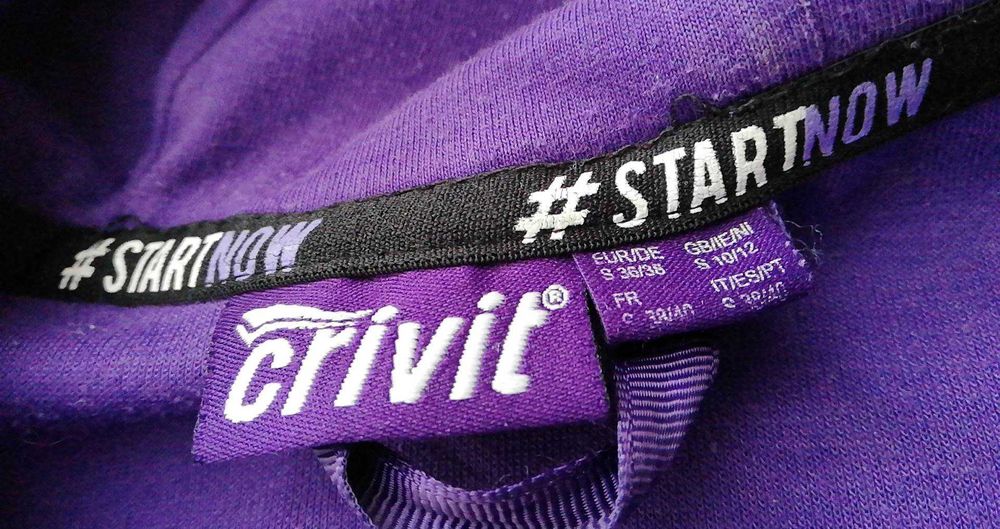 Fioletowa bluza rozmiar S