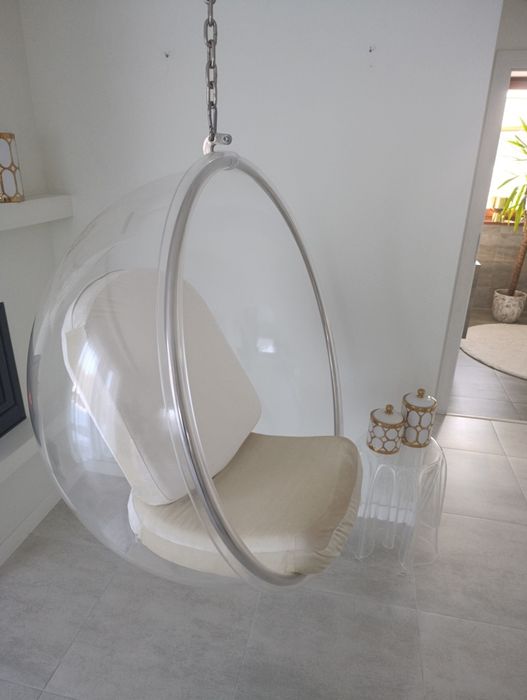 Fotel kula wiszący bubble