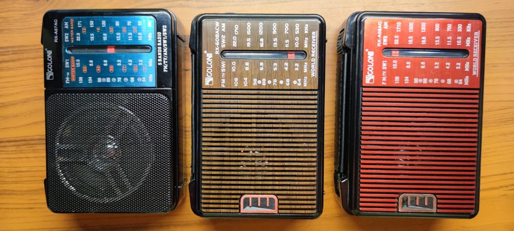 Радіоприймачі FM AM SW Golon RX-608ACW, RX-A07AC, RX-A08AC Li-ion акум
