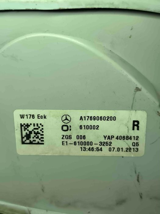 Farolim Direito MERCEDES-BENZ A-CLASS A1769060200 (OEM)