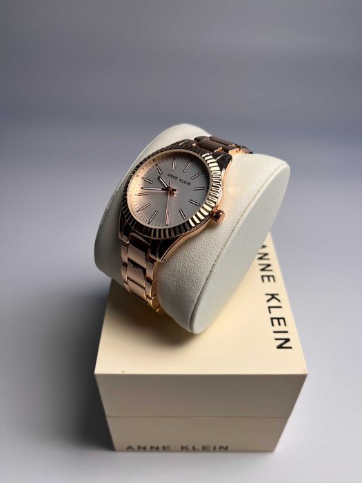 жіночий годинник Anne Klein AK/4172SVRG, золотистые часы Ø36мм