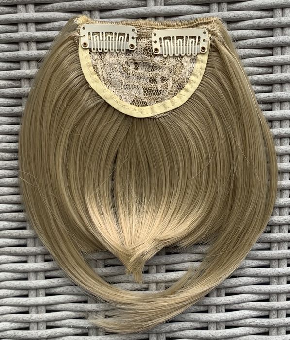 Premium Ultra włosy doczepiane, naturalny blond, grzywka, 56.