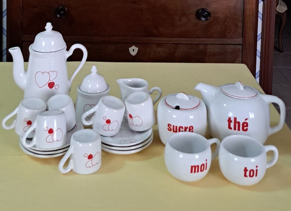 Conjunto de Chá e Café - MOI e TOI