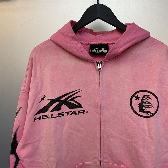 hell starジップパーカー Hellstar zip hoodie x Complex Sports Flame / зіп худі Хелстар