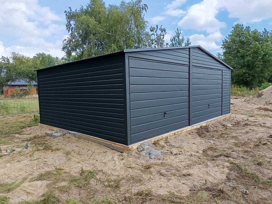 Garaż blaszak garaże blaszane garaże blaszaki 7*5 6*6 7*7 profil 4*6