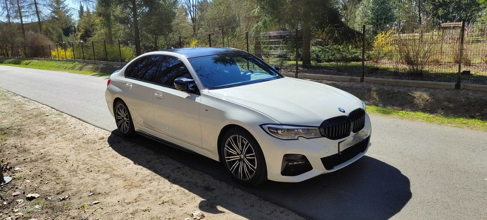 Luksusowe białe BMW G20 - auto na Ślub / samochód na wesele