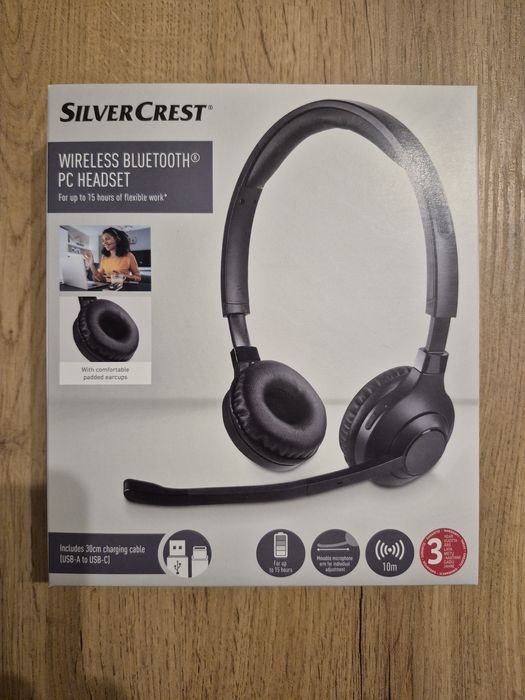 Słuchawki bezprzewodowe silvercrest bluetooth