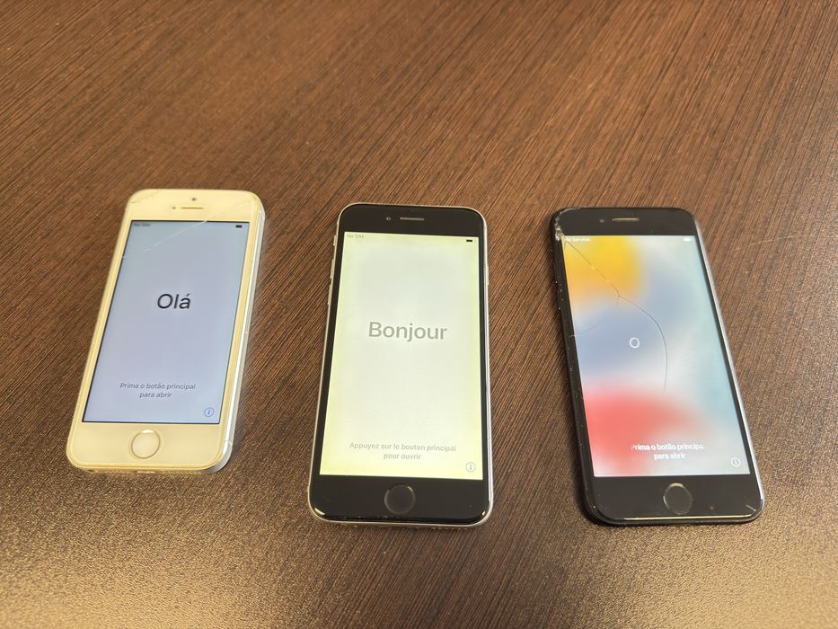 iPhones para reparação 5S/6S/7