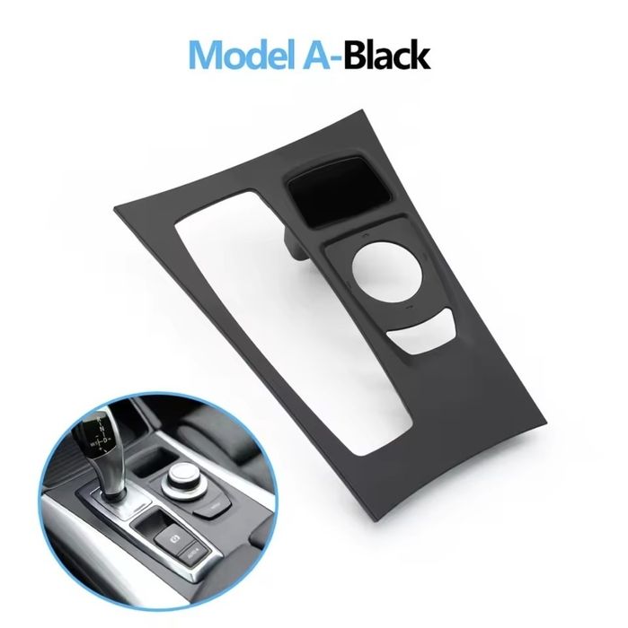 Moldura manete mudanças caixa automática consola central BMW X5 X6 E70