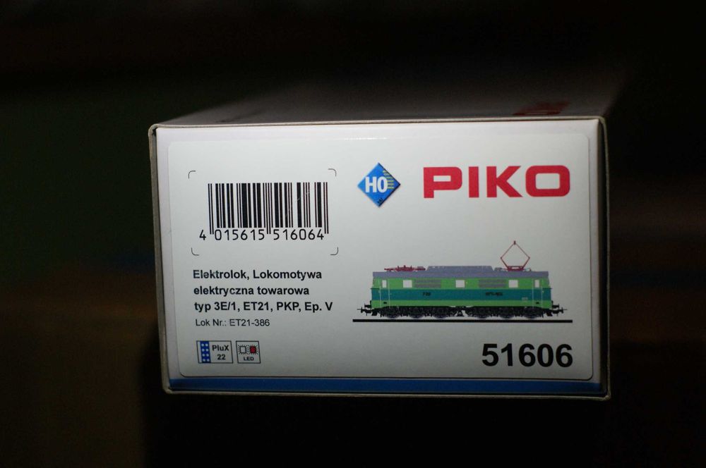 Lokomotywa et21-386 piko analog