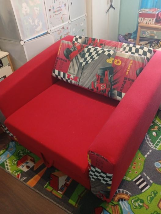 Sofa rozkładana kanapa dziecięca dla chłopca