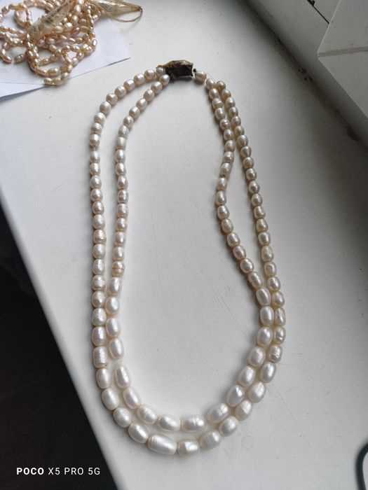 Барочный жемчуг.Буси(Намисто) з натурального морського жемчуга