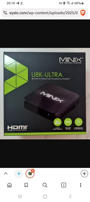 Медіа хаб Minix u8k ultra